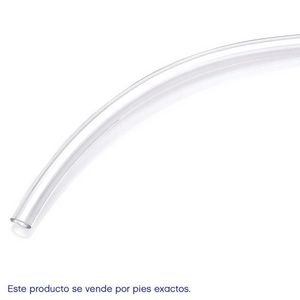 Manguera de Vinil Transparente Multipropósito 5/16 Plgx3/16 Plg Venta por Metro