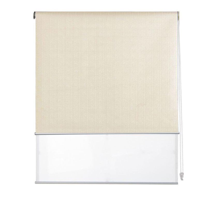 Cortina Enrollable Dia y Noche Crema 150 x 240 cm
