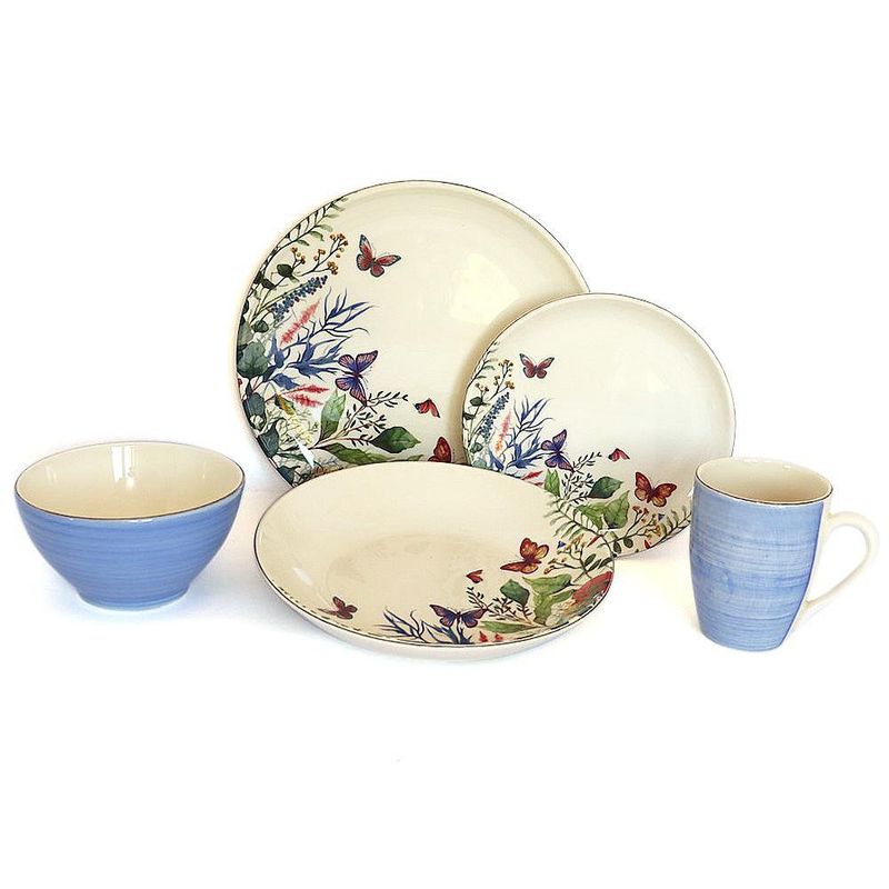 Plato para Pasta/Sopa 9.4 Plg Mariposas - Niu Haus