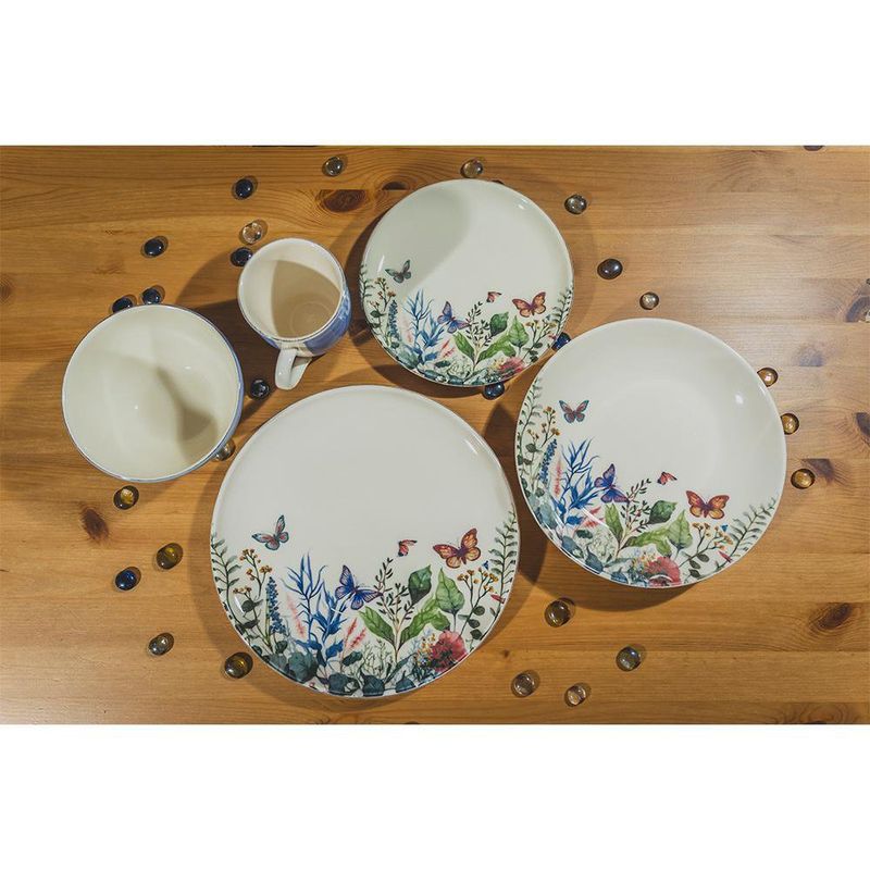 Plato para Pasta/Sopa 9.4 Plg Mariposas - Niu Haus