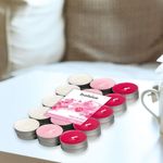 Paquete De Velas Tealight Orquídea Rosa 30 Unidades - Bolsius