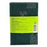 Esponja Scotch-Brite Fibra Verde Limpieza Pesada 3 Pzs - 3M