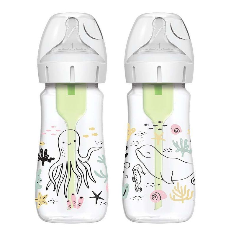 Set-de-2-Pachas-Anticolico-Op-Plus-Oceano-de-9-Oz---Dr.-Browns