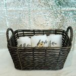 Set de 2 Canastas Rectangulares Café de 24 x 14 y 28 x 18 Cm - Viva