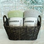 Set de 2 Canastas Rectangulares Café de 32 x 22 y 35 x 25 Cm - Viva