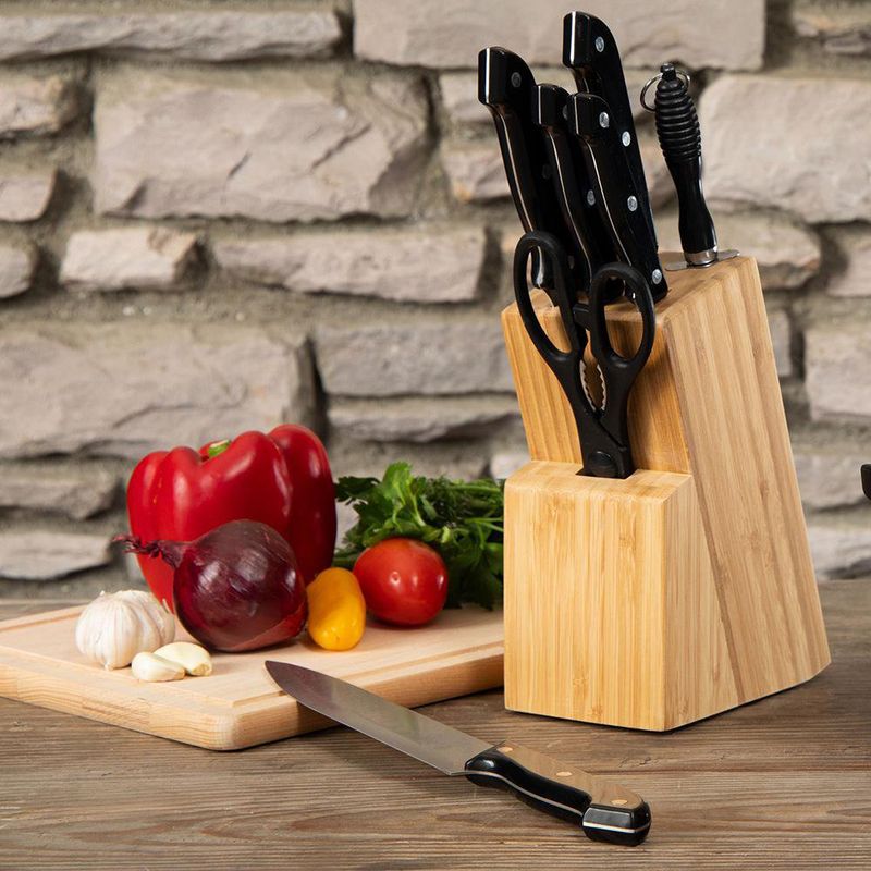 Set De 7 Cuchillos + Base - Nordika