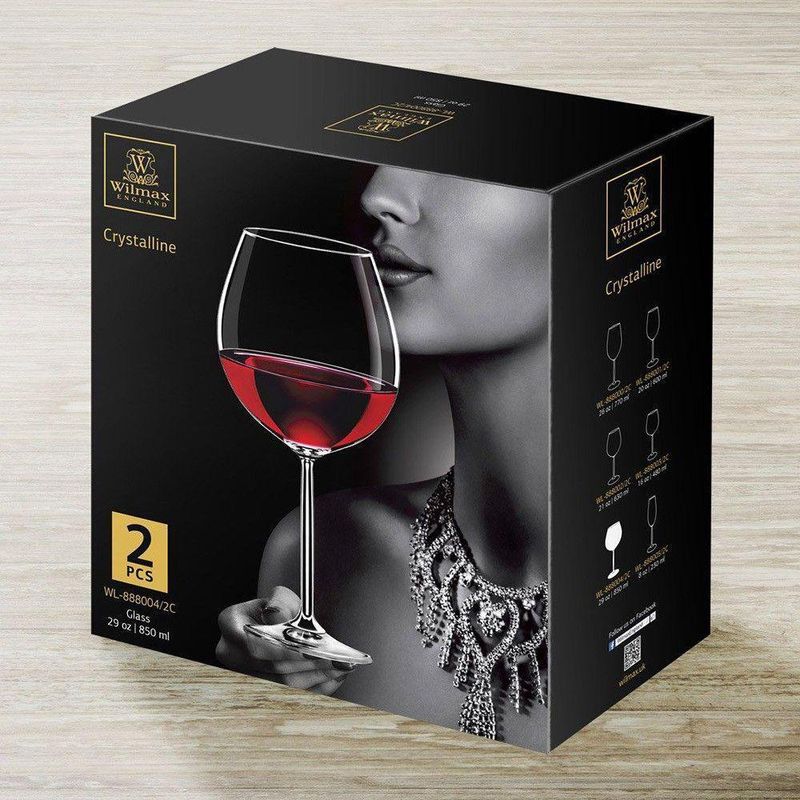 Set De 2 Copas De Vino 29 Oz Olivia - Wilmax