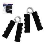 Par de Hand Grip Fila de Resistencia para Entrenamiento de Manos Color Plateado