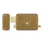 Cerradura de Sobreponer Izquierda Dorado - Kwikset