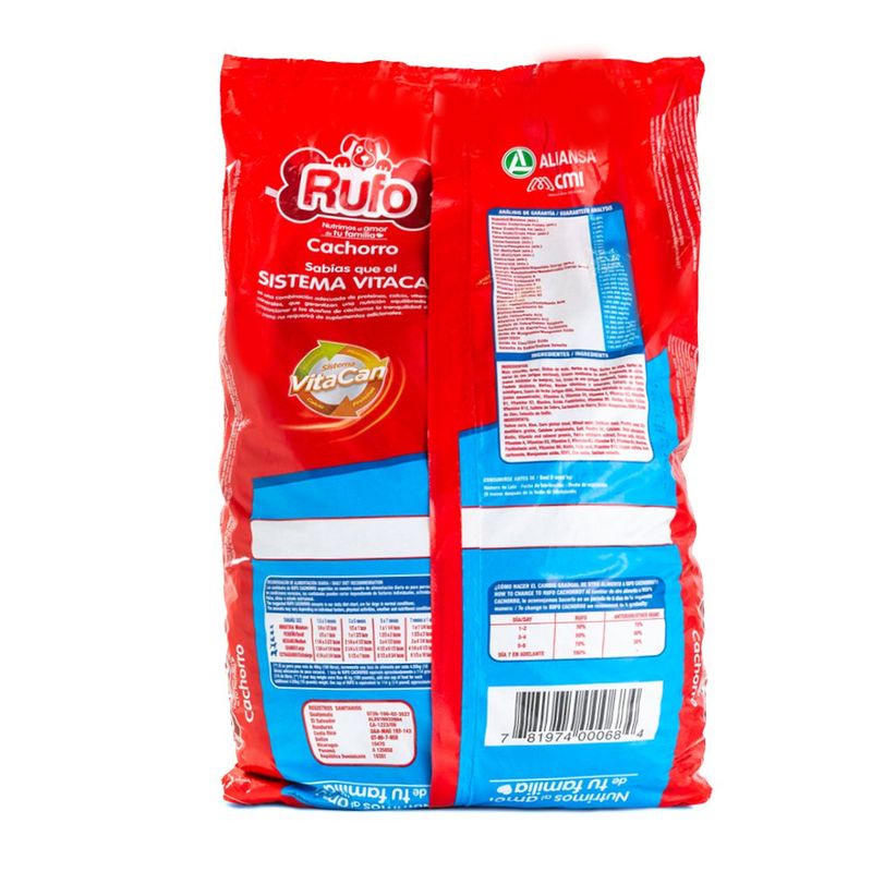Concentrado Rufo Cachorro 8.8Lb - Rufo