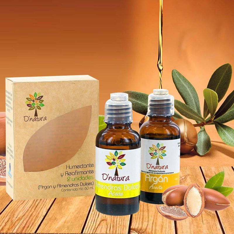 Kit Humectante Y Reafirmante (Almendras Dulces Y Argan) - D Natura