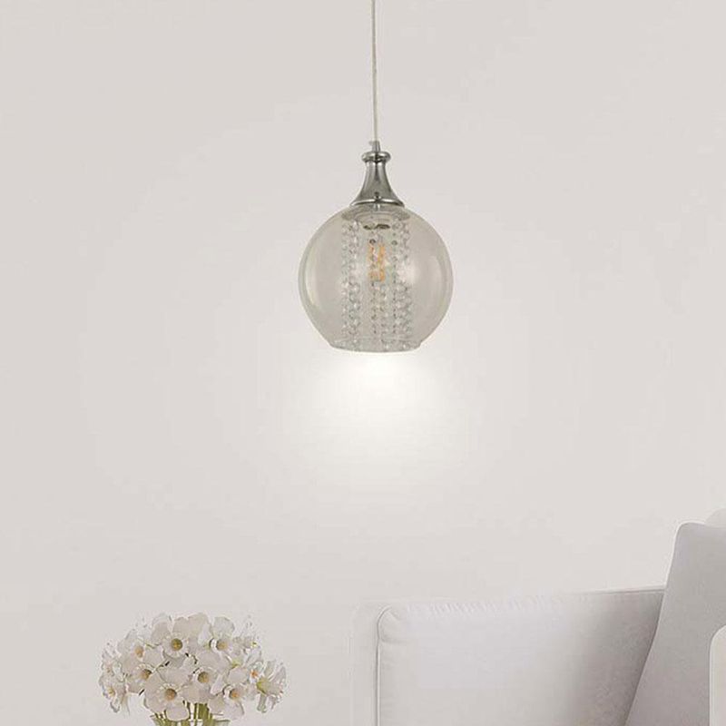Lampara-Colgante-Cromo-Vidrio40W---Z