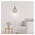 Lampara-Colgante-Cromo-Vidrio40W---Z