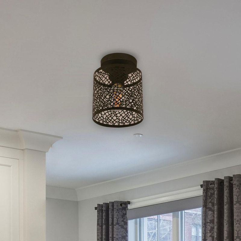 Lámpara De Techo Negra De 40W - Z