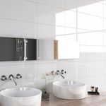 Muro Cerámico Ártica de 20 X 31 cm Color Blanco