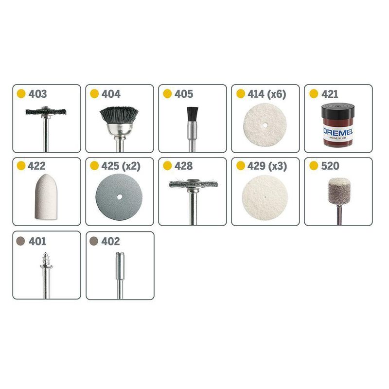 Kit Para Pulir 20 Piezas - Dremel