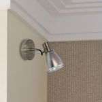 Lámpara De Techo Pared Satín Niquelado E14 9W - Z
