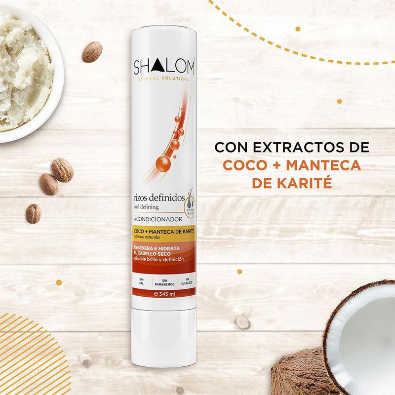 Acondicionador Coco + Karite Rizos 345Ml
