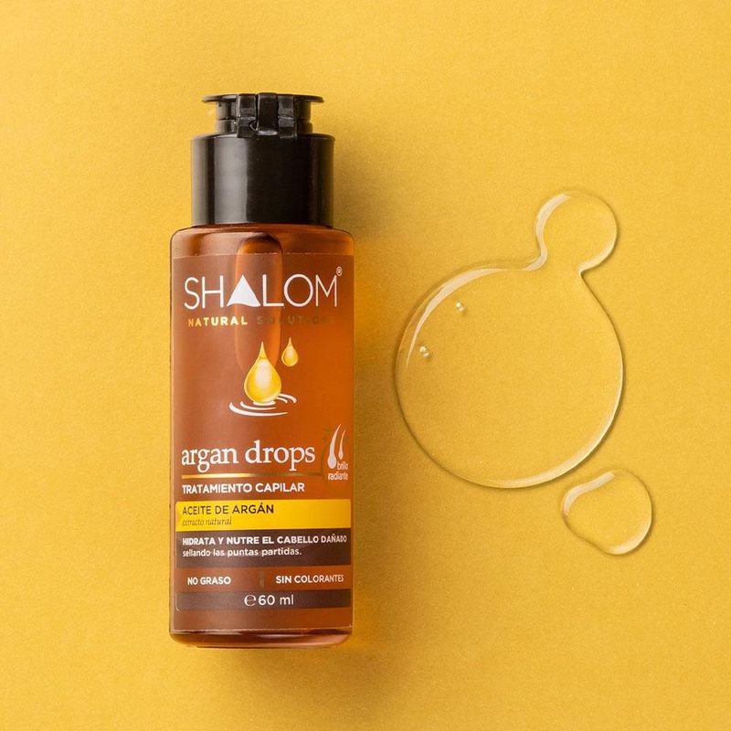 Argan Gotas Alisadoras 60Ml - Shalom
