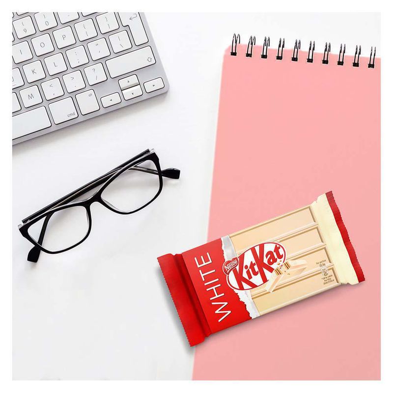 Chocolate Blanco Contiene 4 Dedos 41.5g - Kit Kat