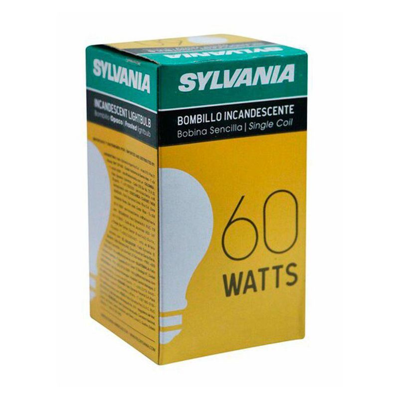 Bombilla Incandescente Luz Cálida De 60 W - Sylvania