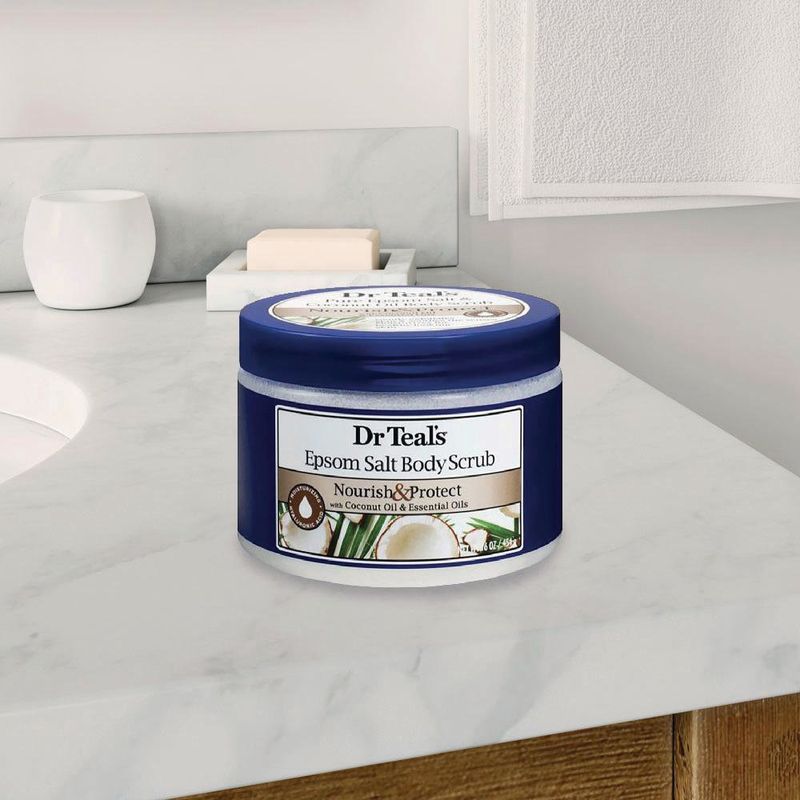Exfoliante Corporal Aceite De Coco 454 G - Dr. Teal´s