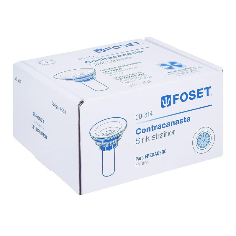 Contracanastas Para Lavatrastos De Plástico 3.5 Plg - Foset
