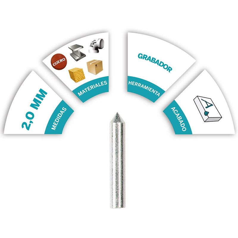 Punta Para Grabar 1 Pieza - Dremel