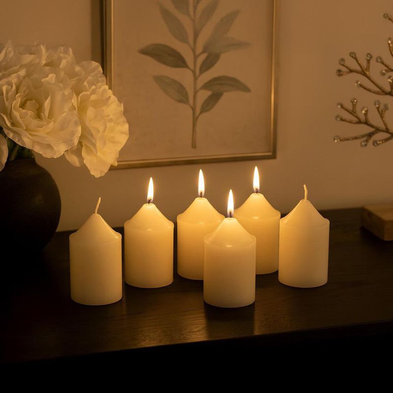 Set de 6 Velas Aromáticas con Diseño Cónico