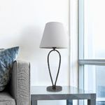 Lámpara De Mesa Cobre Antiguo 1 Luz - Zlumini