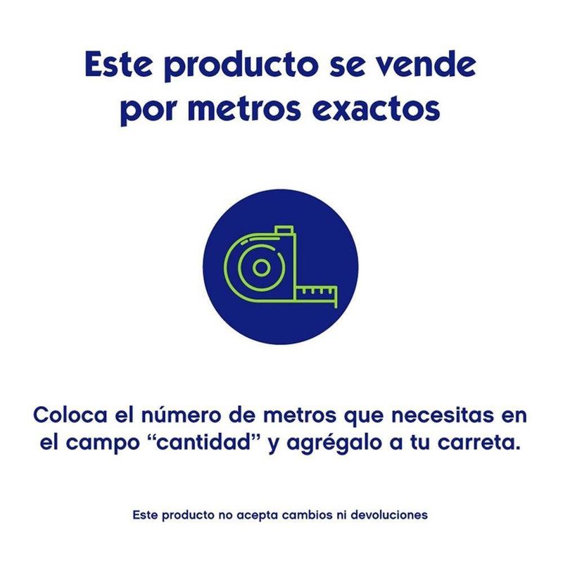 Cadena de Plástico Negro 8 mm por Metro