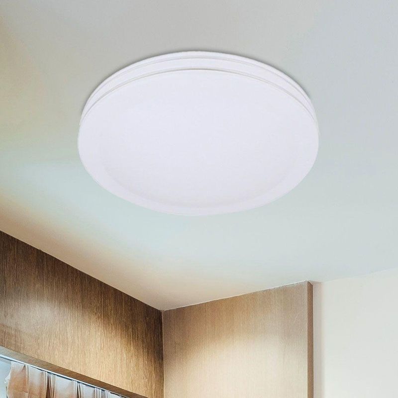 Plafón De Techo Con Borde Blanco 39 Cm Led 24W - Z