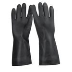 Guante De Hule Color Negro Para Manejo De Pinturas - Truper