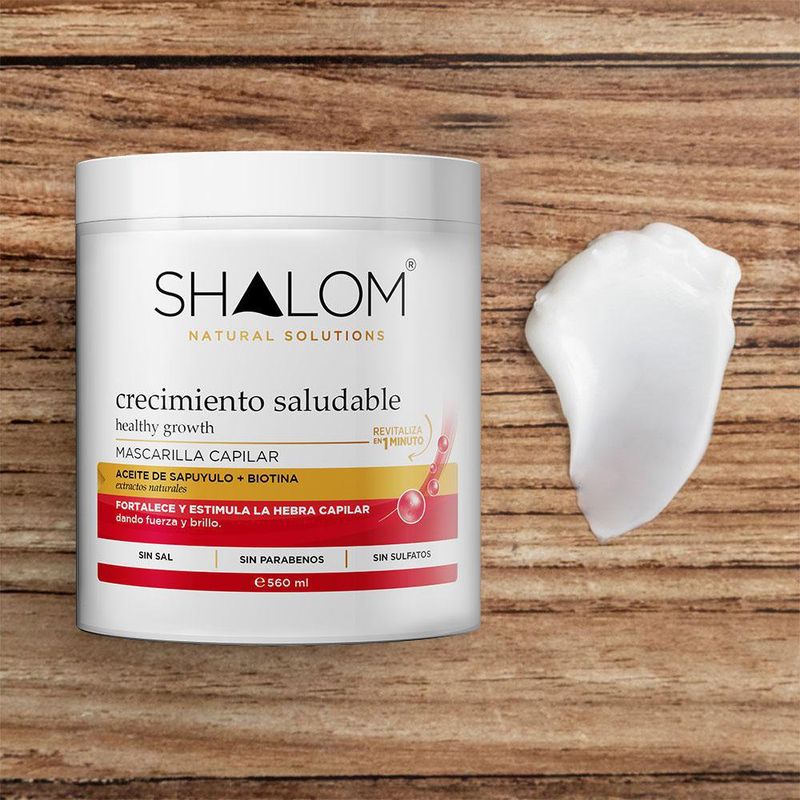 Mascarilla Capilar 560 Ml Crecimiento - Shalom