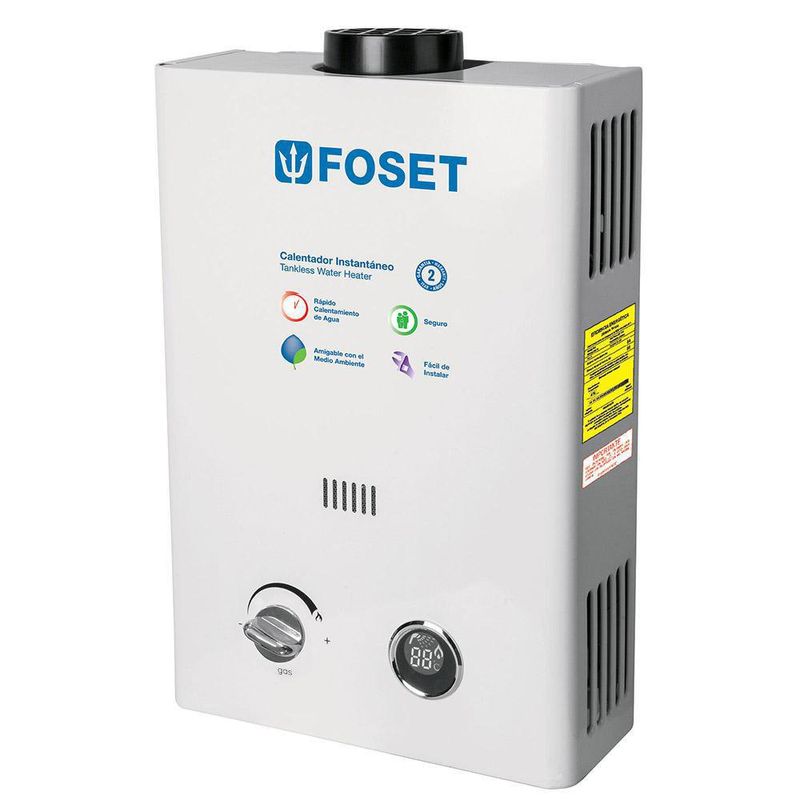 Calentador A Gas De Paso 6 Lt - Foset