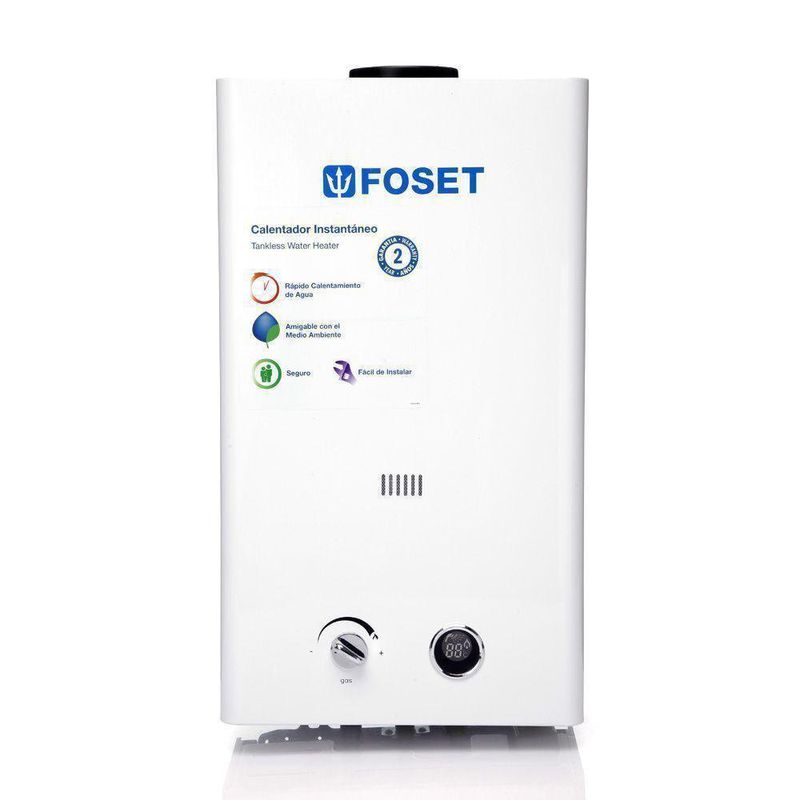 Calentador A Gas De Paso 6 Lt - Foset