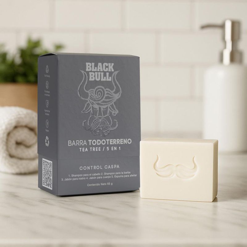 Barra Tea Tree con Control Caspa y Uso Multifuncional 5 en 1