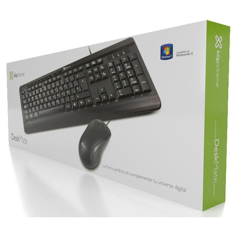 Combo Teclado Y Mouse Alámbrico - Klipxtreme