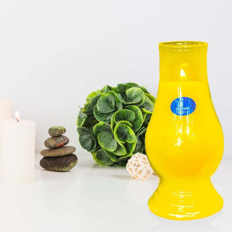 Veladora Kinque Amarilla Aroma Citronela