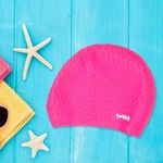 Gorra para Natación Rosa Granulada