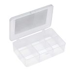 Caja Organizadora con 6 Divisiones Transparente 4-1/2 Plg