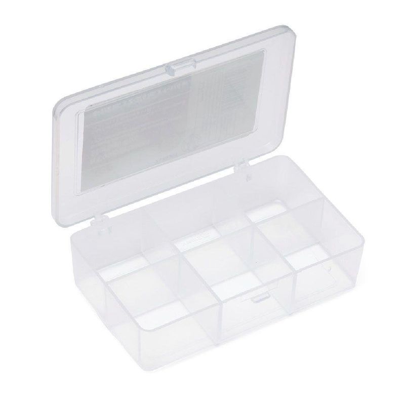 Caja Organizadora con 6 Divisiones Transparente 4-1/2 Plg