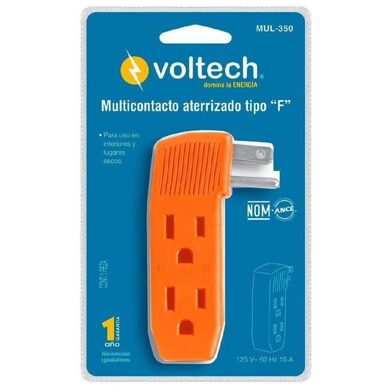 Multicontacto-Tipo-F-Aterrizado-De-3-Entradas---Volteck
