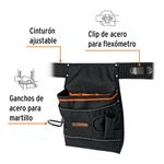 Cinturón Nylon 7 Espacios Negro