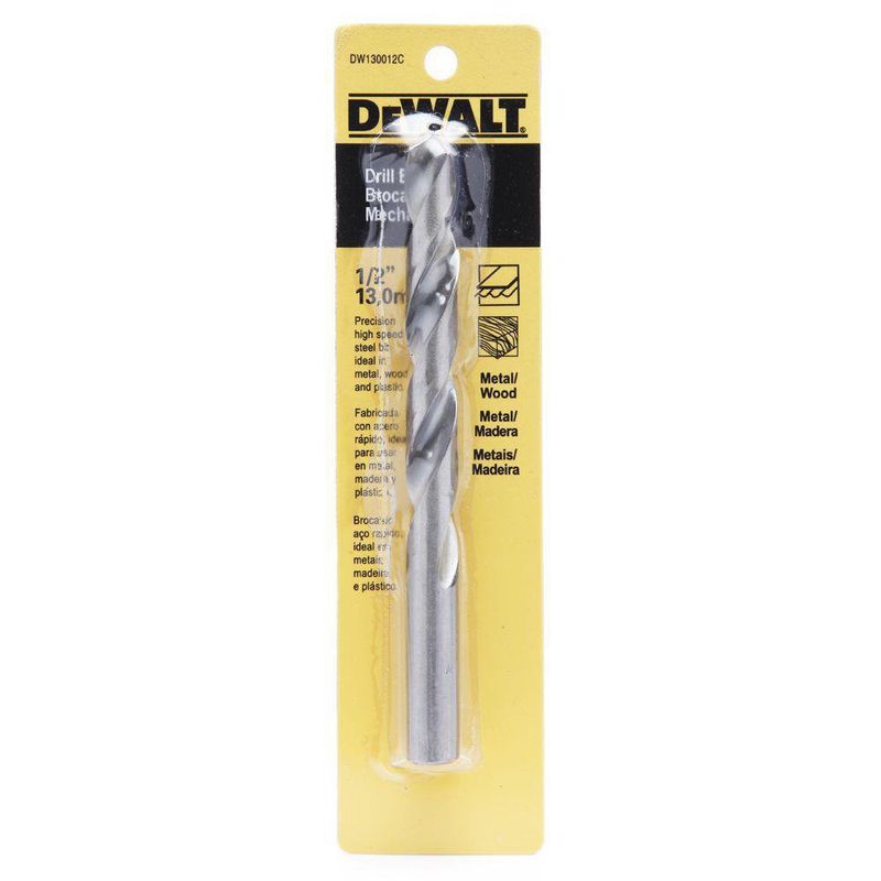 Broca para Metal/Madera 1/2 x 6 Plg - Dewalt