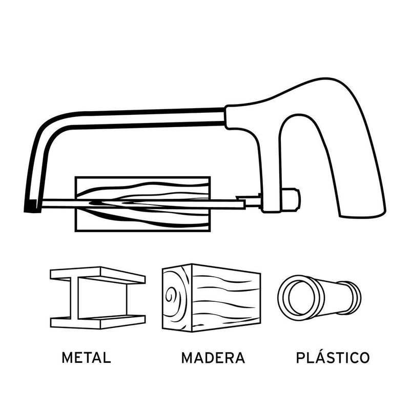 Sierra Manual De Arco 6 Plg - Truper