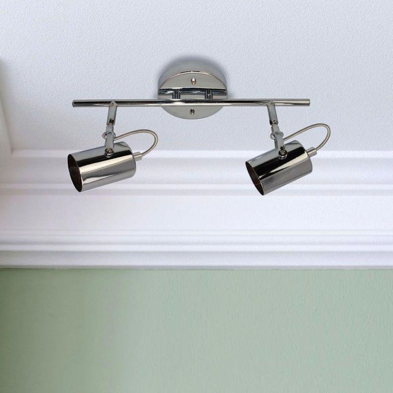 Lámpara De Techo Pared Luz De Estudio Cromo 60W - Z