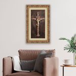 Cuadro de Jesús Marrón Oscuro