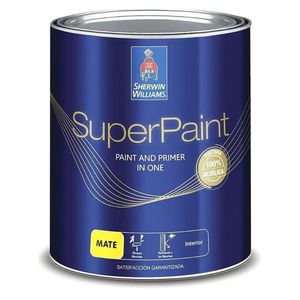 Superpaint para Interior Mate Extra White 5 Gal