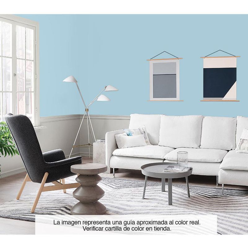 Peninsular Látex Mate Celeste Claro 1 Gal - Sherwin Williams